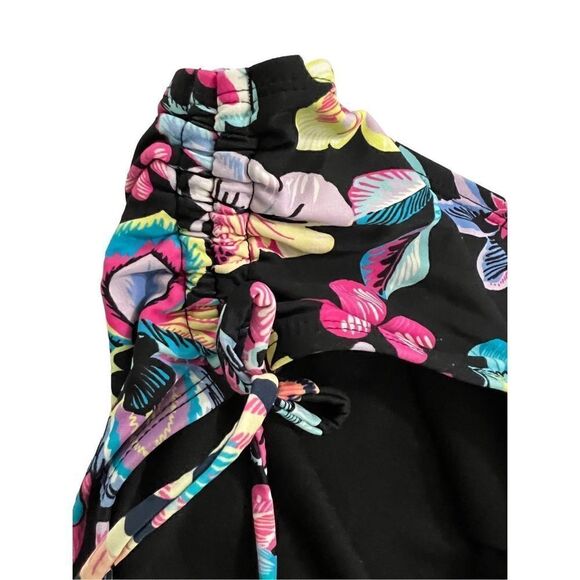 Ocean Avenue Swimwear Women’s Bikini Swimsuit SZ L Multi Colored with Flowers - Picture 6 of 7